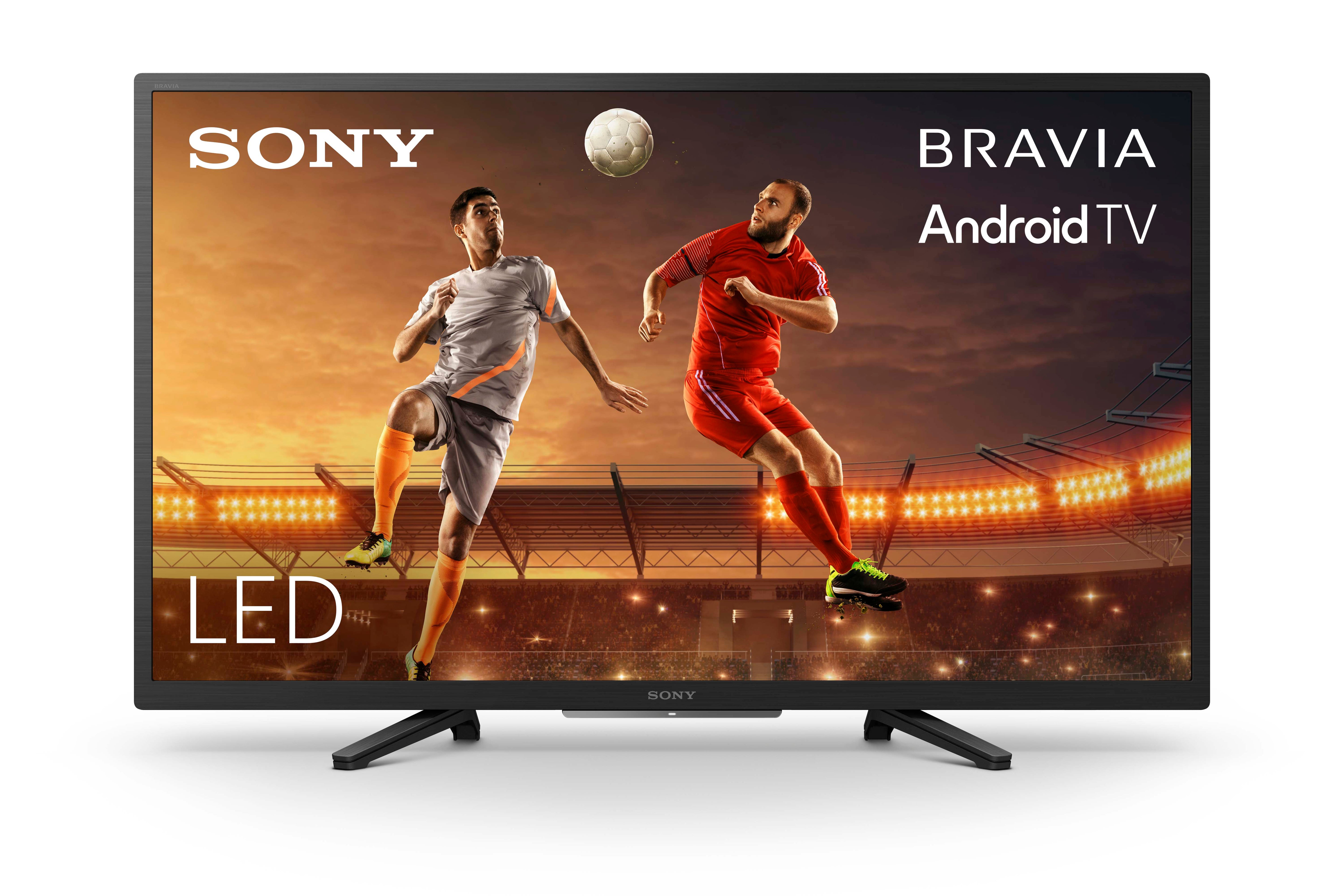Sony KD32W800P1U 32" HD Ready HDR LED TV with Google Assistant, Smart TV - Black
