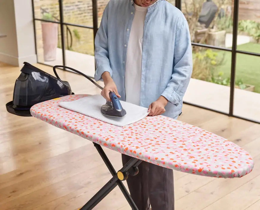 Joseph Joseph 50029 Glide Max 135cm Easy-store Ironing Board, Peach Blossom