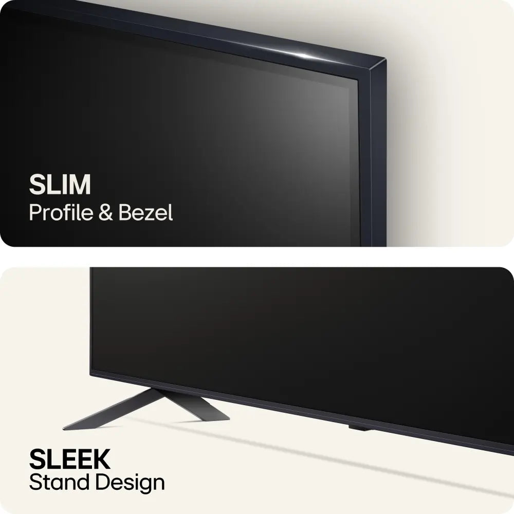LG 50QNED80T6A 50" QNED 4K Smart TV, 4K Ultra HD, Black, F Rated