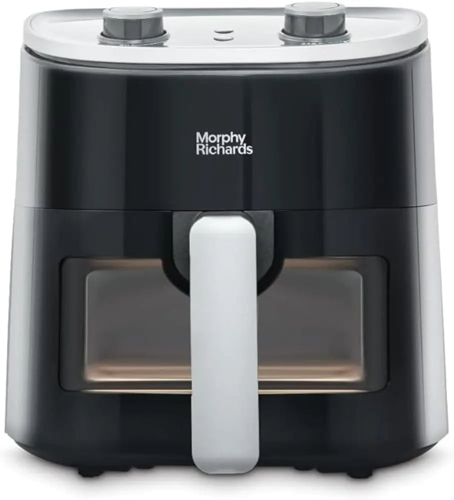 Morphy Richards 480007 4 Litre Manual Air Fryer With Viewing WIndow, Black