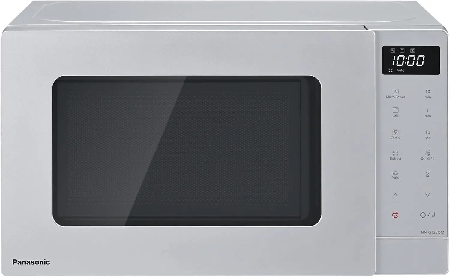 Panasonic NNGT23QMBPQ 800W 20 Litre Microwave Oven With Grill, Silver