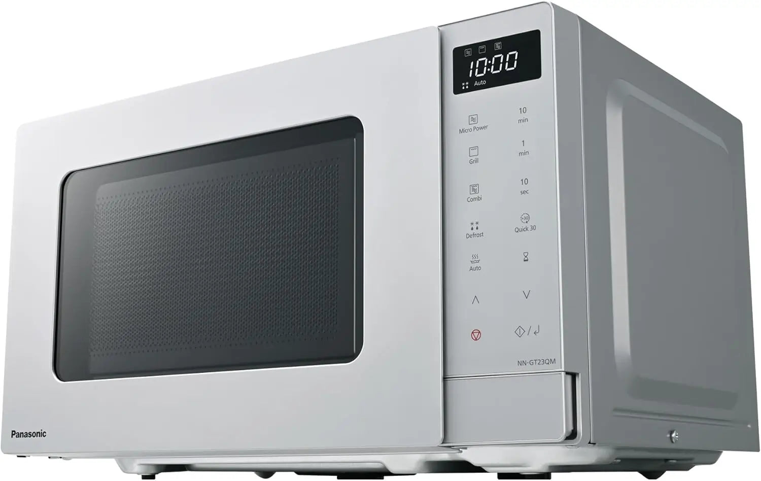 Panasonic NNGT23QMBPQ 800W 20 Litre Microwave Oven With Grill, Silver