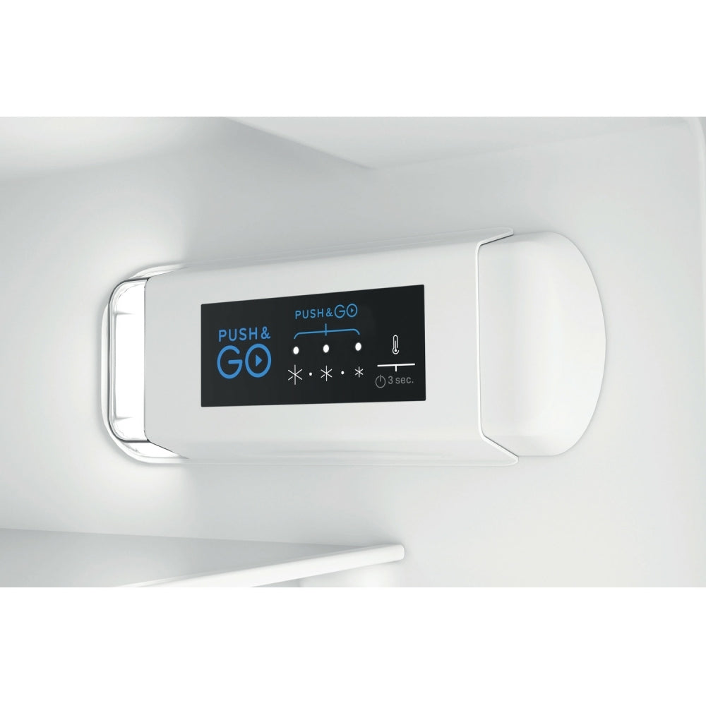 Indesit INBUL011.UK Built-Under Larder Fridge, Fixed Hinge, Stainless Steel, E Rated