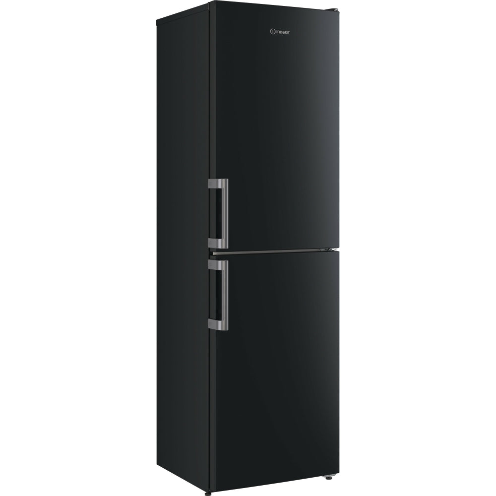 Indesit IB55732BUK Low Frost 287 Liters Fridge Freezer, 50/50, Black, E Rated