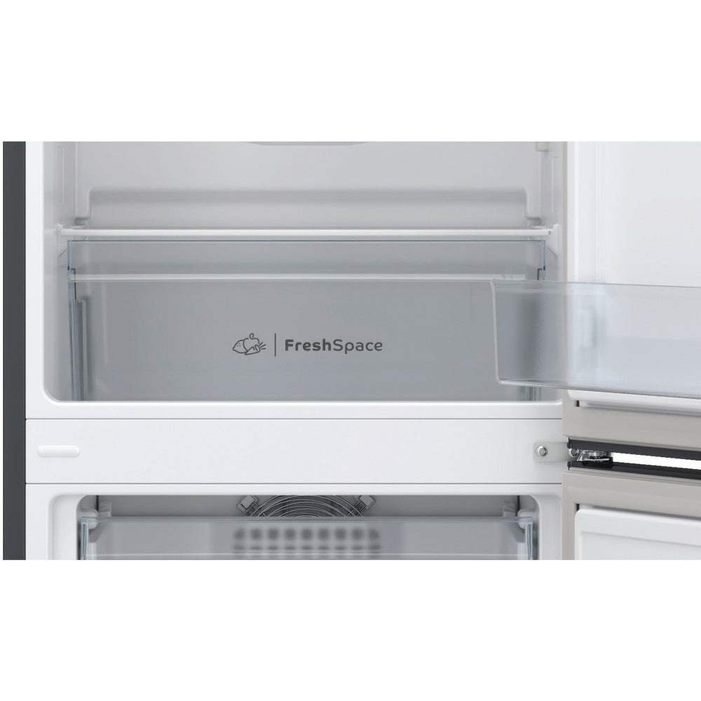 Indesit IB55732BUK Low Frost 287 Liters Fridge Freezer, 50/50, Black, E Rated