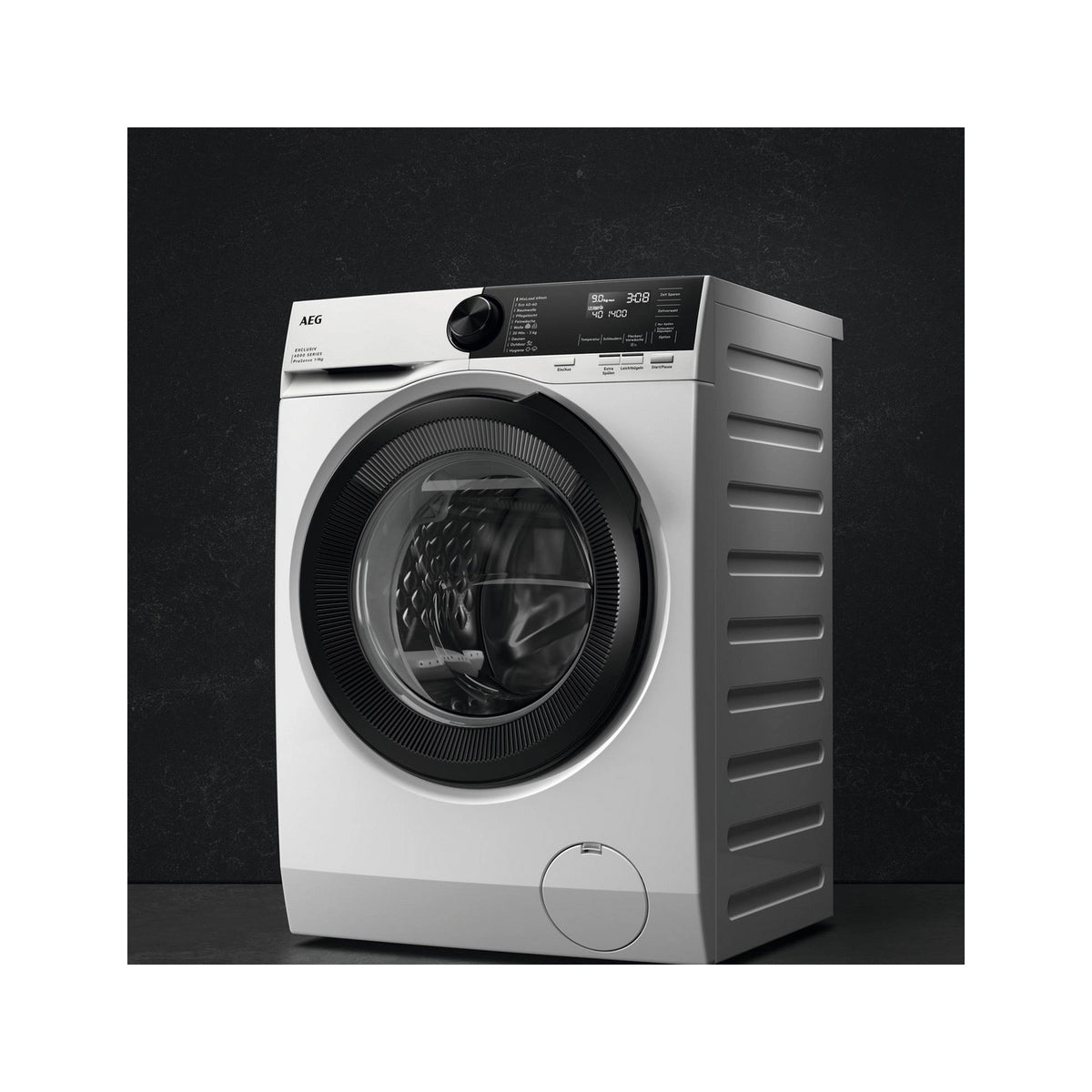 AEG LFR62944B Exclusiv Line 9Kg Freestanding Washing Machine, 1400 Spin, 59.7cm Wide - White