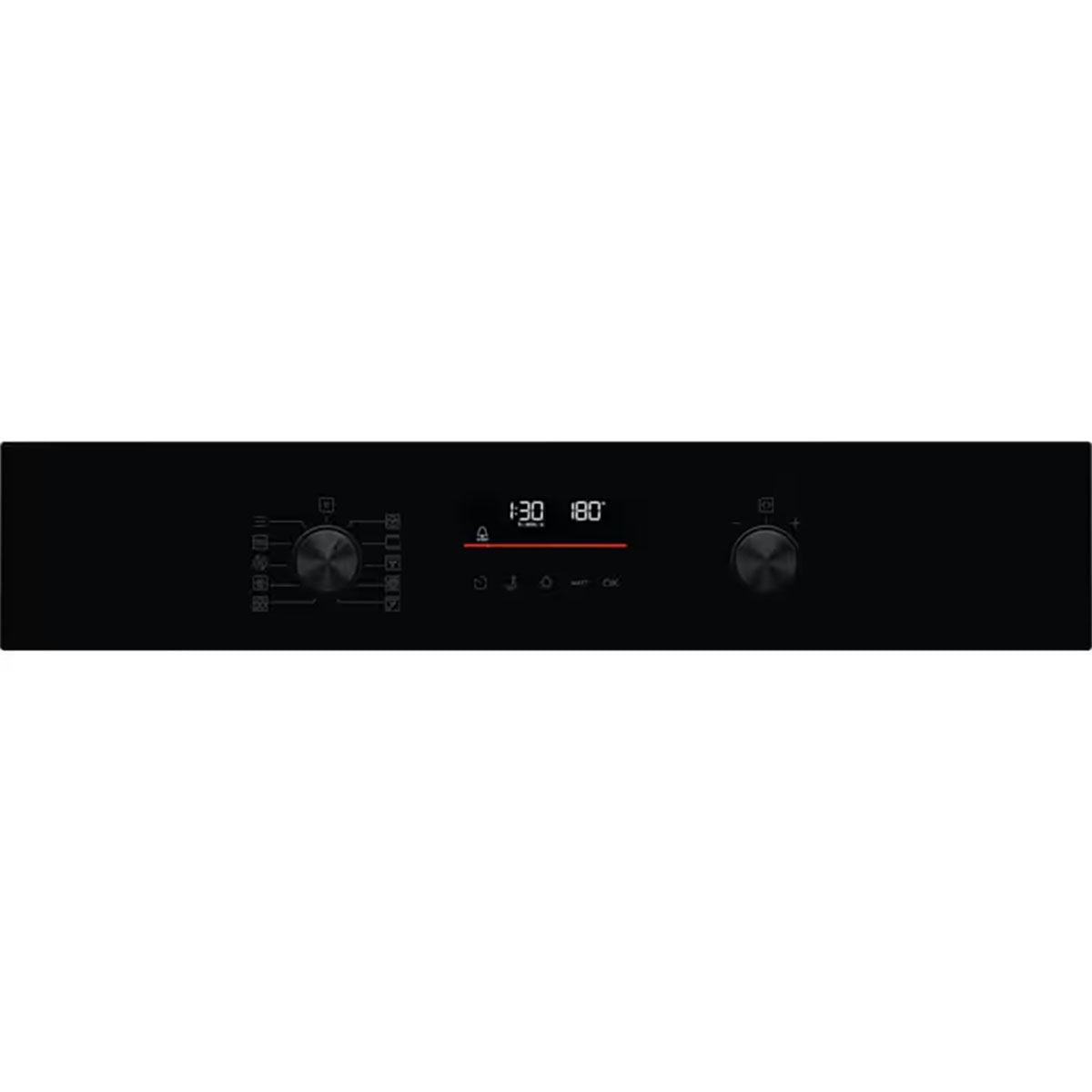 AEG OK6NK40K 6000 CombiQuick Microwave And Built-In Oven, 44 Litre, 56cm Wide - Black