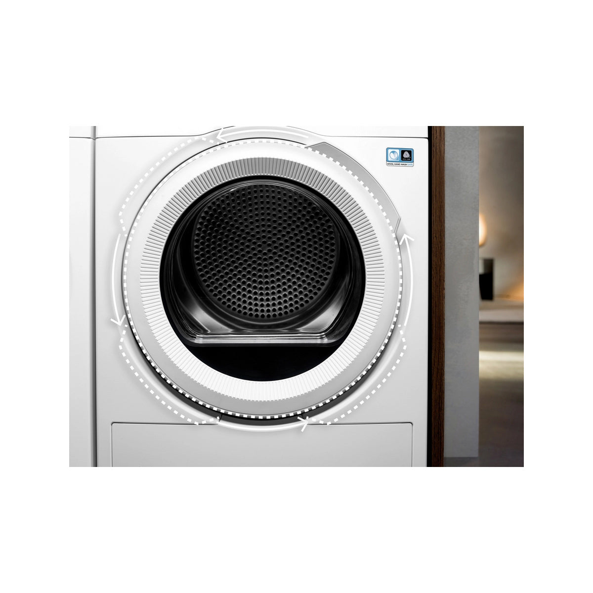 AEG TR729A4B Exclusiv Line 9Kg Freestanding Heat Pump Tumble Dryer, 10 Programmes, 59.6cm Wide - White