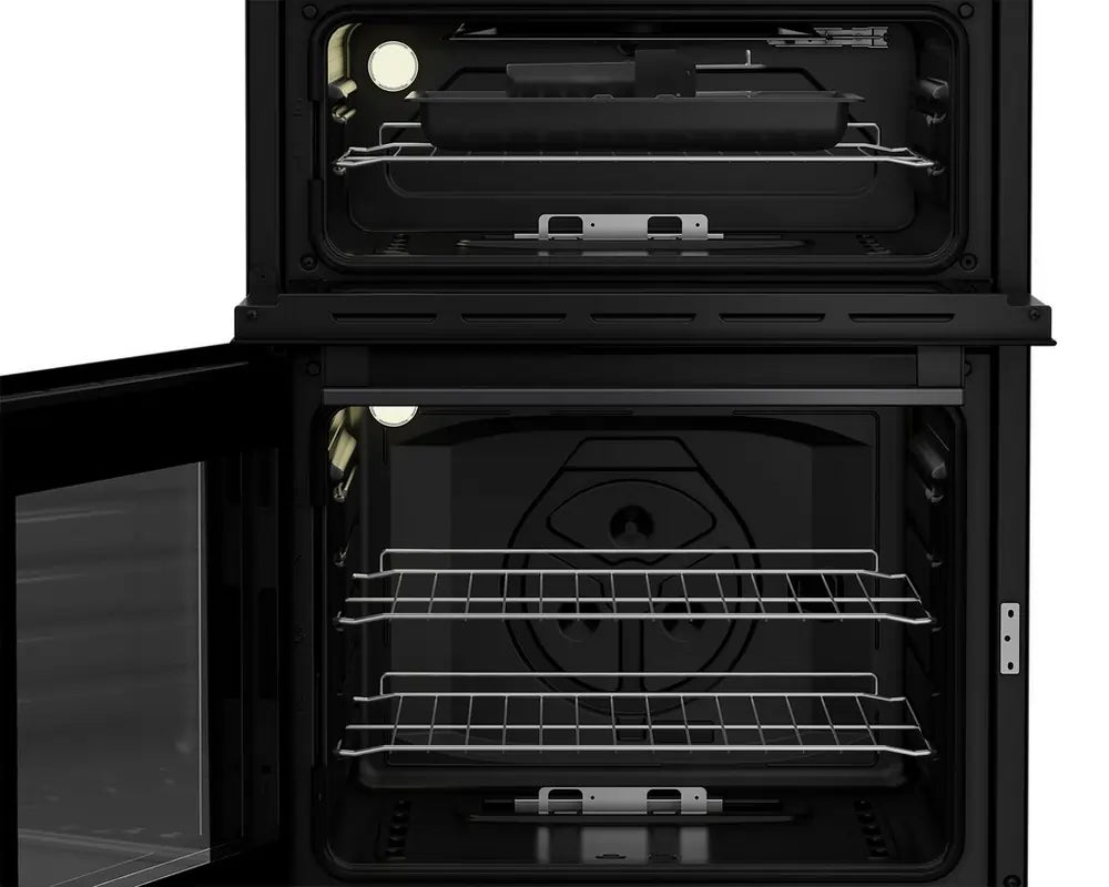 Blomberg GGRN655N 60cm Double Oven Gas Cooker with Gas Hob, Anthracite