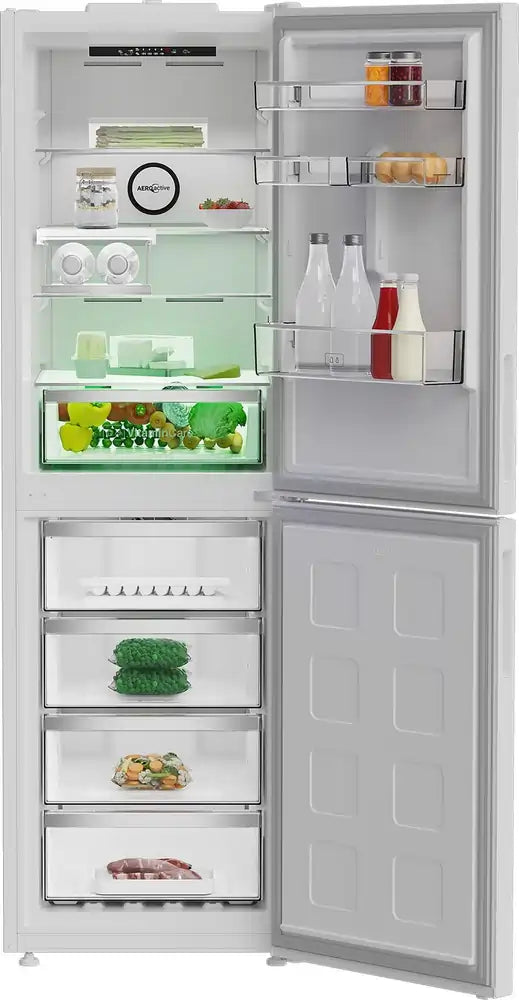 Blomberg VitaminCare+ KND24692V 59.7cm 50/50 Total No Frost Combi Fridge Freezer, White