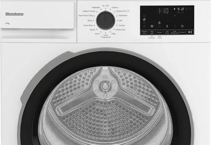Blomberg LTA18321W 8kg Heat Pump Tumble Dryer, White