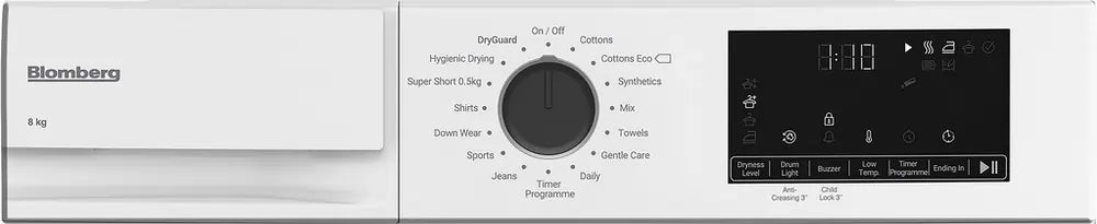 Blomberg LTA18321W 8kg Heat Pump Tumble Dryer, White
