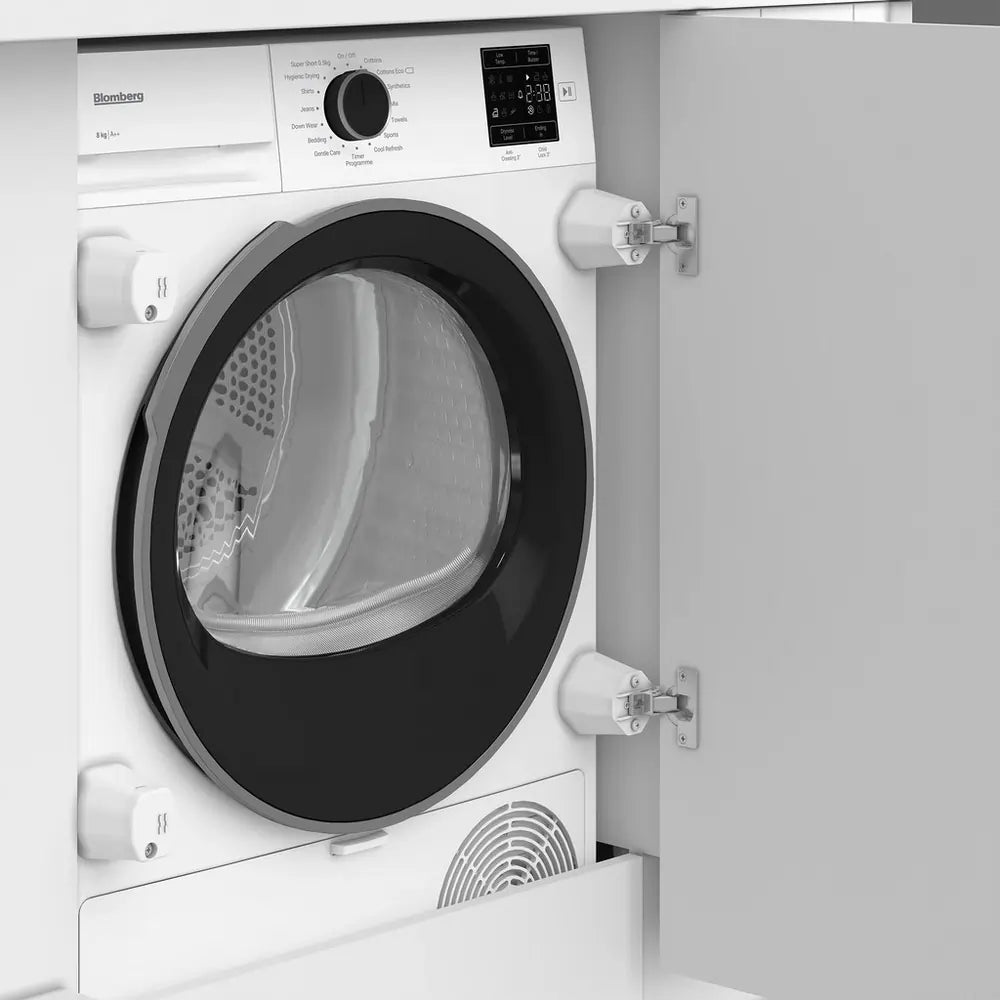 Blomberg LTDIP08310 8kg Integrated Condenser Tumble Dryer, White