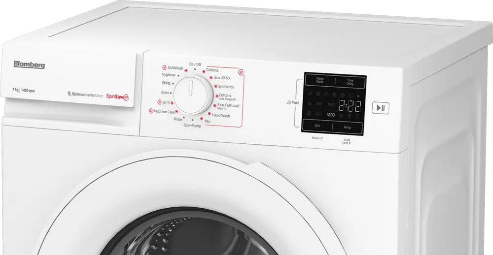 Blomberg LWA27461W 7kg 1400 Spin Washing Machine, White