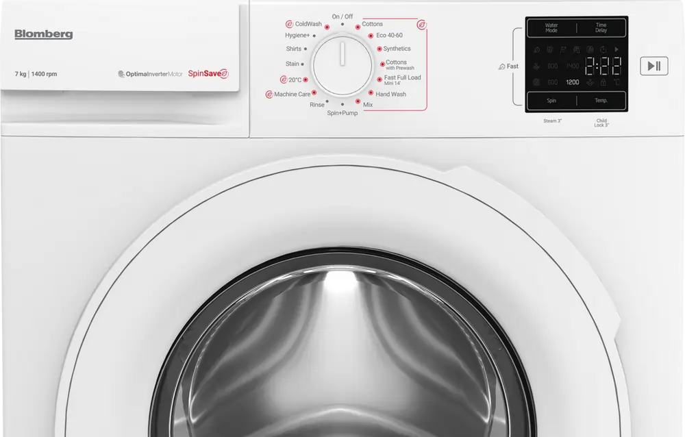 Blomberg LWA27461W 7kg 1400 Spin Washing Machine - White -