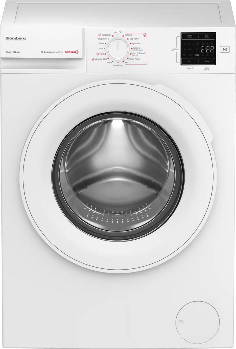 Blomberg LWA27461W 7kg 1400 Spin Washing Machine - White -