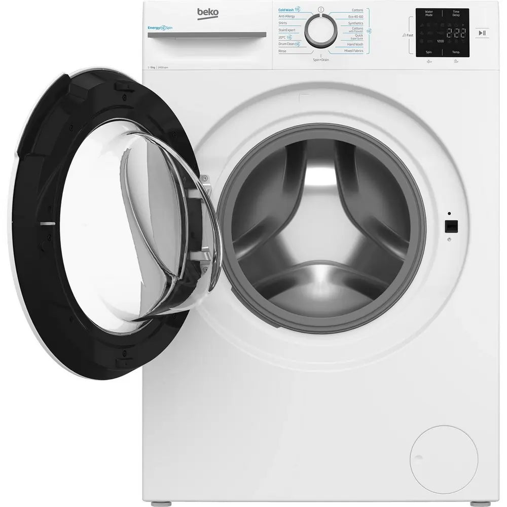 Beko BM3WT3941W 9kg 1400 Spin Washing Machine, White