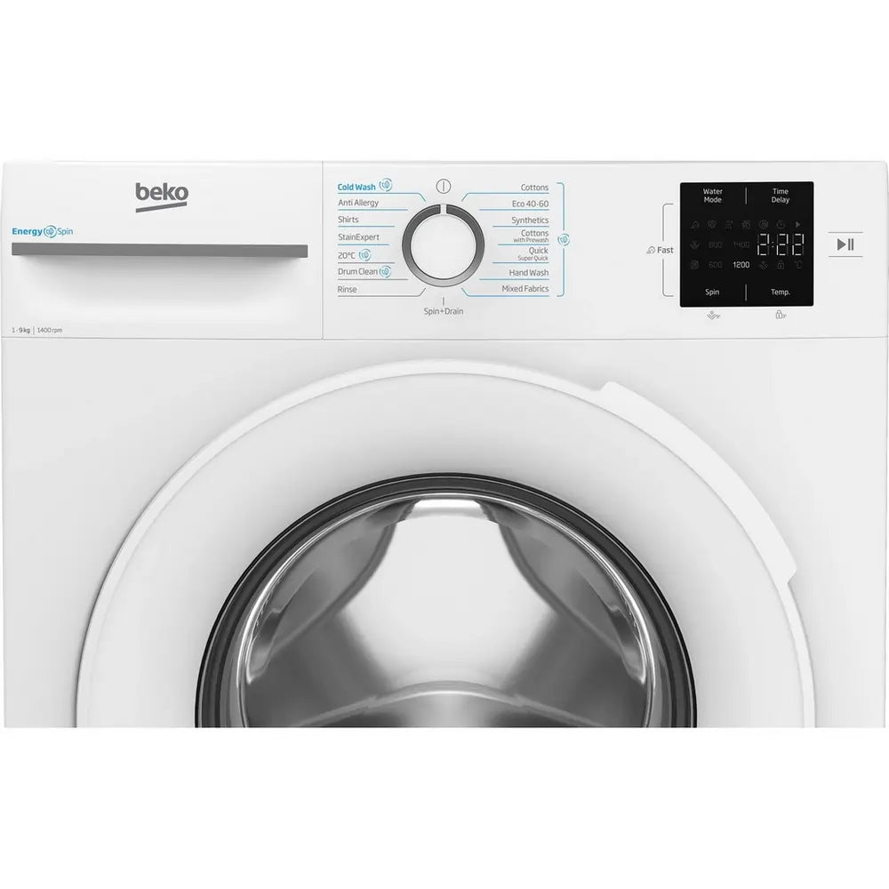 Beko BM3WT3941W 9kg 1400 Spin Washing Machine, White
