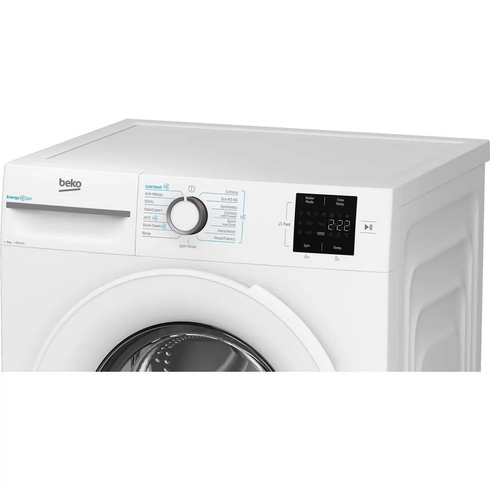 Beko BM3WT3941W 9kg 1400 Spin Washing Machine, White