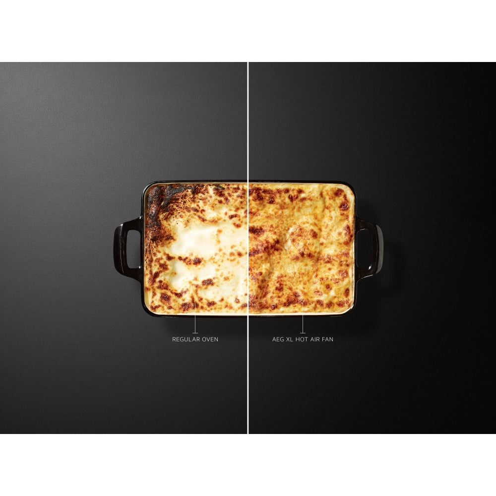AEG BEX535A61B 6000 AirFry Built-In Electric Single Oven, Black, A+ Rated
