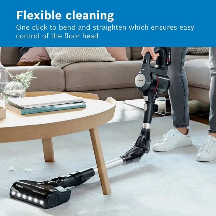 Bosch BCS711GB Unlimited 7 Cordless Vacuum Cleaner With Up To 40 Minutes Run Time, Dark Granite