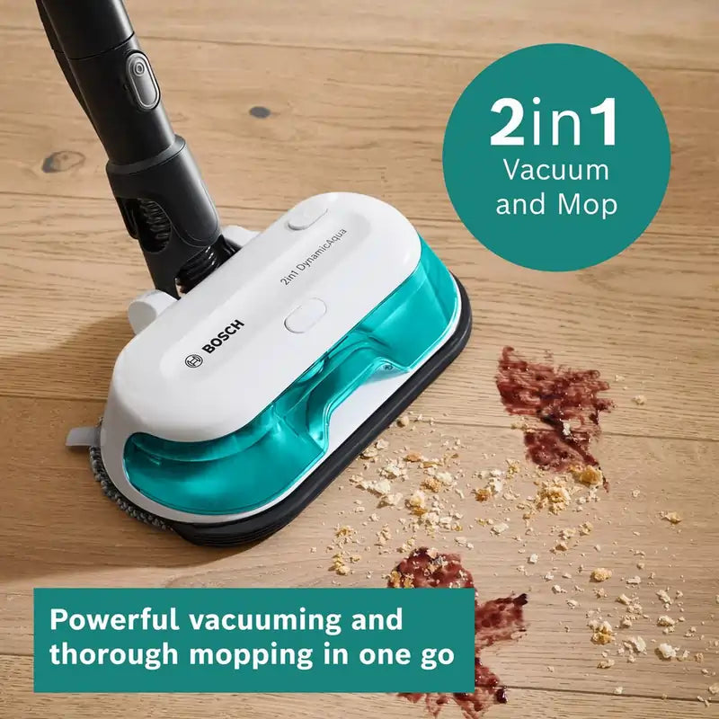 Bosch Unlimited 7 BCS71HYGGB Aqua Vacuum & Mop, White