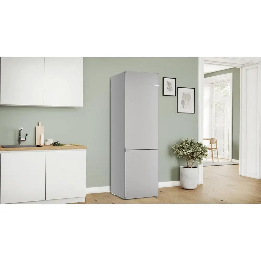 Bosch KGN392LAGG 60cm 60/40 Total No Frost Fridge Freezer, Stainless Steel