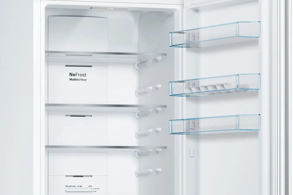 Bosch KGN392WEBG 60cm 70/30 Frost Free Fridge Freezer, White