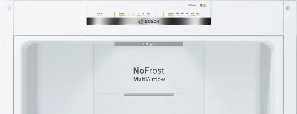 Bosch KGN392WEBG 60cm 70/30 Frost Free Fridge Freezer, White
