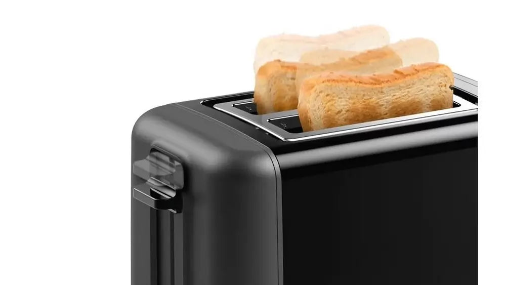 Bosch TAT3P423GB DesignLine 2-Slice Toaster, Black