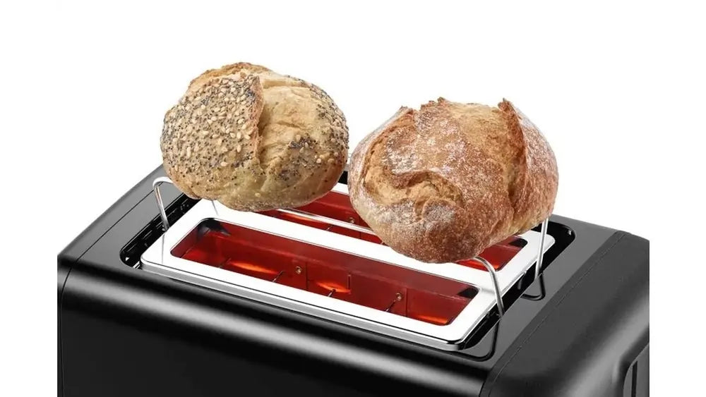 Bosch TAT3P423GB DesignLine 2-Slice Toaster, Black