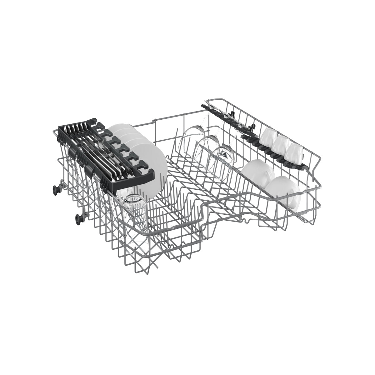 Beko BDFN26432W Freestanding Full Size Dishwasher, 14 Place Settings, 59.8cm Wide - White