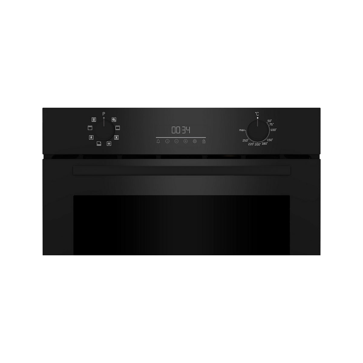 Beko CIMD91B Built-In Electric Single Oven With AeroPerfect, 72 Litre, 59.4cm Wide - Black