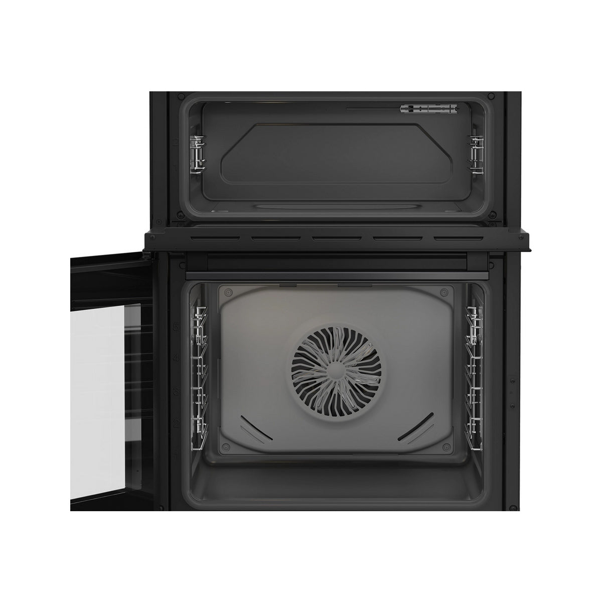 Blomberg HIRN651N Double Oven Electric Cooker With Induction Hob, 60cm Wide - Anthracite