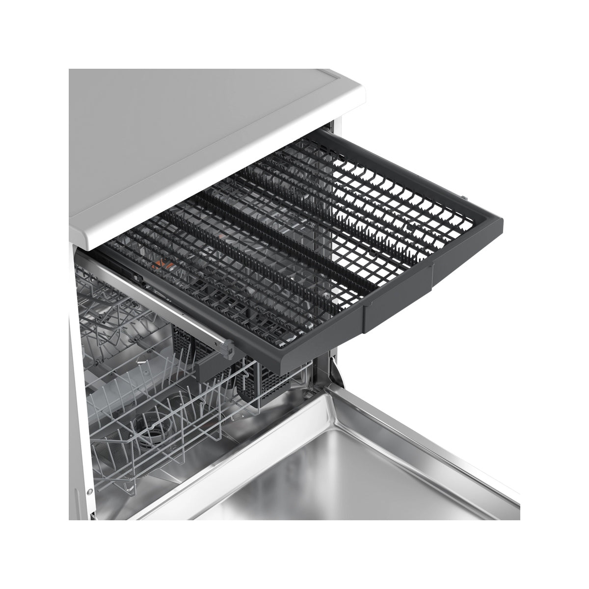 Blomberg LDF53400W Freestanding Dishwasher, 15 Place Settings, 59.8cm Wide - White