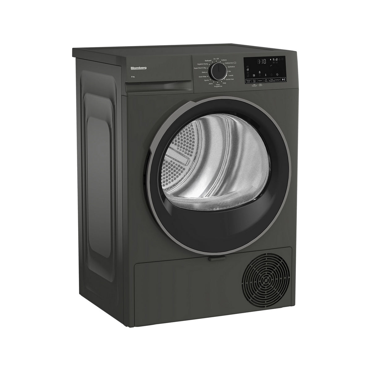Blomberg LTA18321G 8kg Freestanding Heat Pump Tumble Dryer, 59.8cm Wide - Graphite