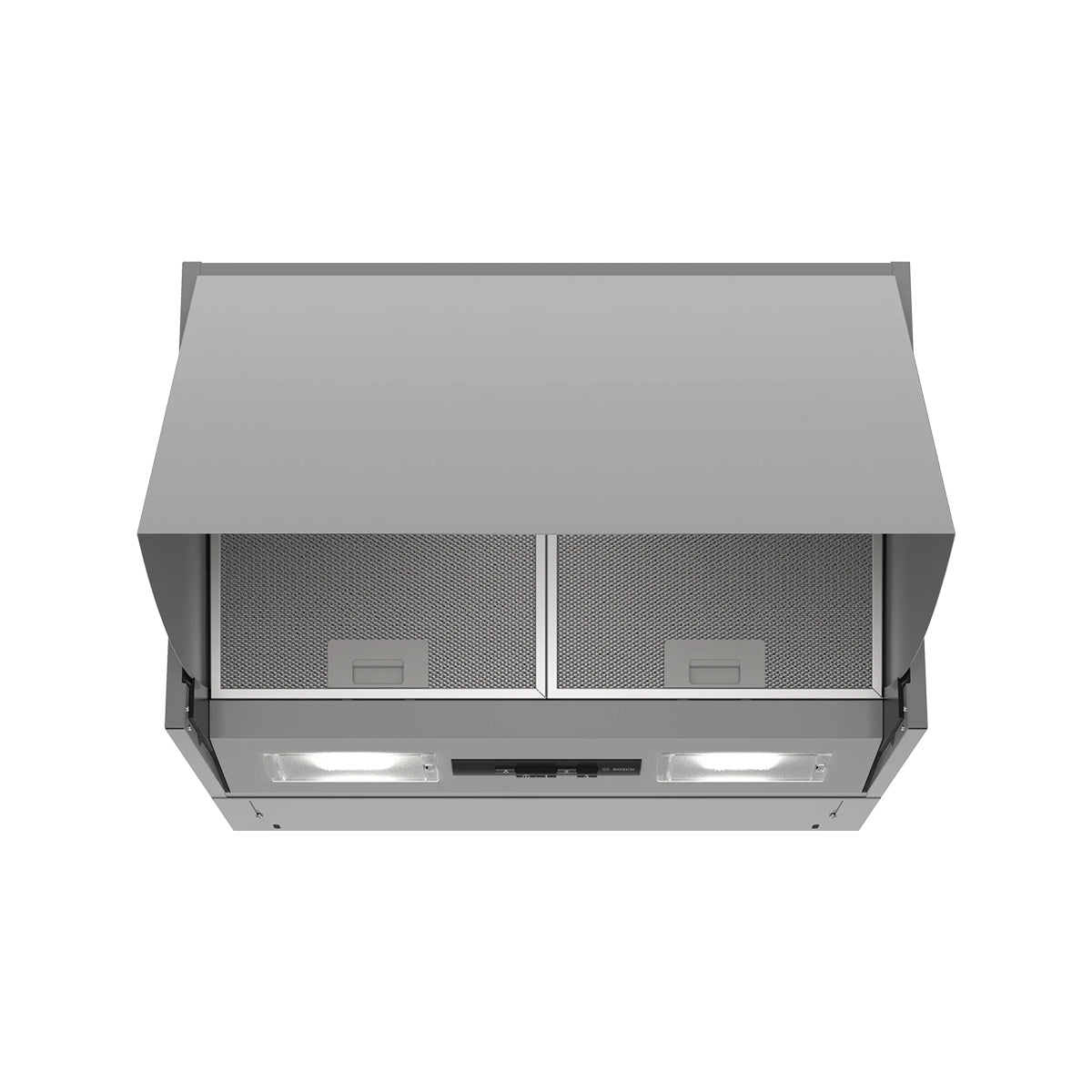 Bosch DEM66AC00B Series 2 Integrated Cooker Hood, 3 Power Levels, 59.9cm Wide - Silver