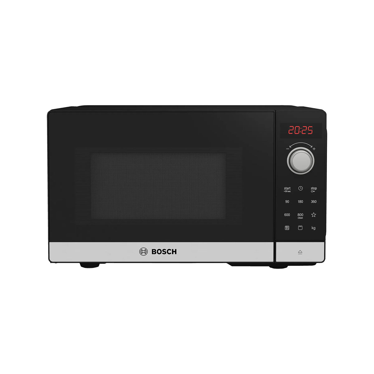 Bosch FEL023MS2B Series 2 20 Litre Freestanding Microwave With Grill, 44.2cm Wide - Stainless Steel