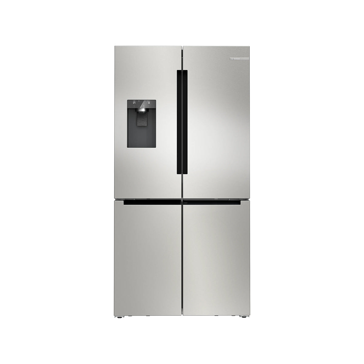 Bosch KFI96APEAG Series 6 Multi Door American Fridge Freezer, 375/199 Litre, Total No Frost, 90.5cm Wide - Brushed Stainless Steel, Anti-Fingerprint