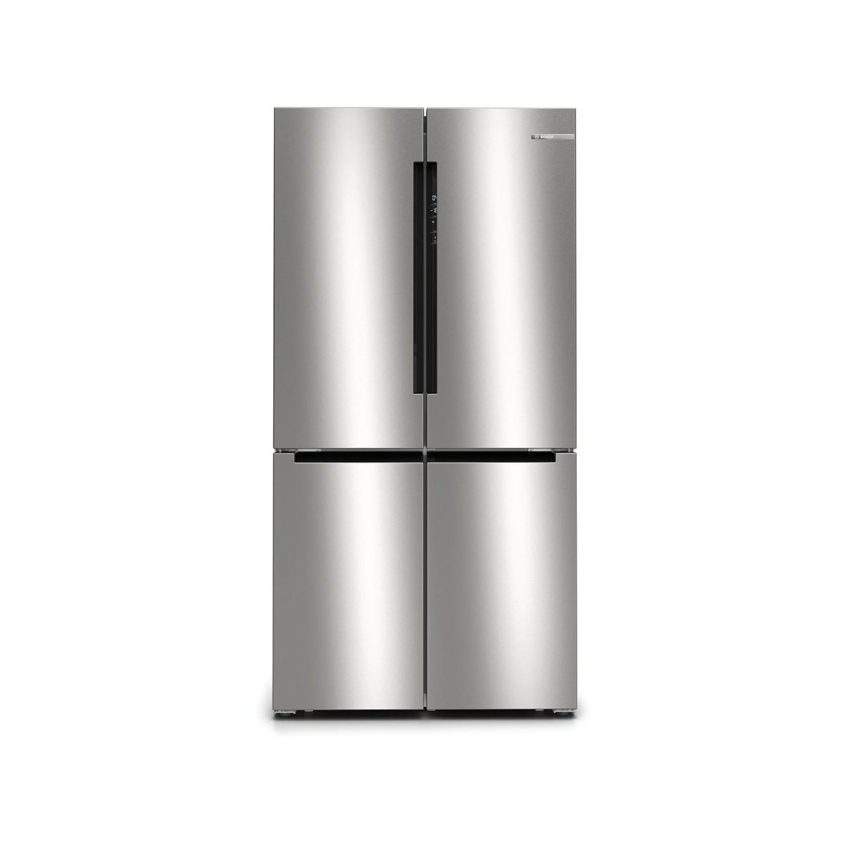 Bosch KFN96VPEAG Series 4 Multi Door American Style Fridge Freezer, 405/200 Litre, Total No Frost, 90.5cm Wide - Brushed Stainless Steel, Anti-Fingerprint