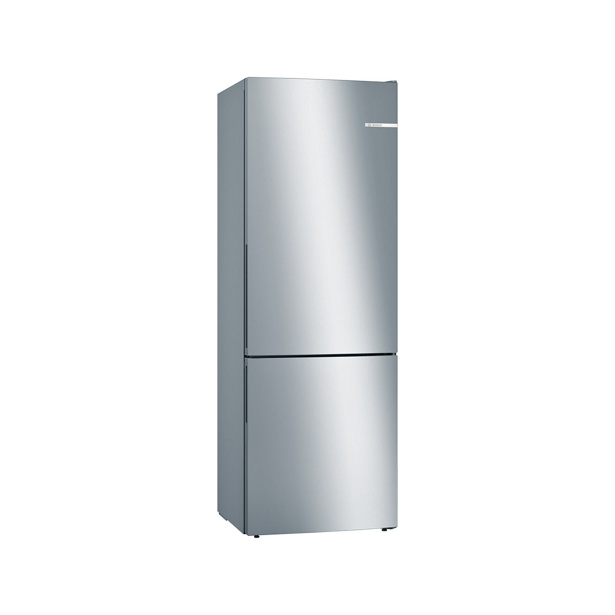 Bosch KGE49AICAG Series 6 Freestanding Fridge Freezer with Freezer at Bottom, 302/117 Litre, 70/30 Split, 70cm Wide - Brushed Stainless Steel, Anti-Fingerprint
