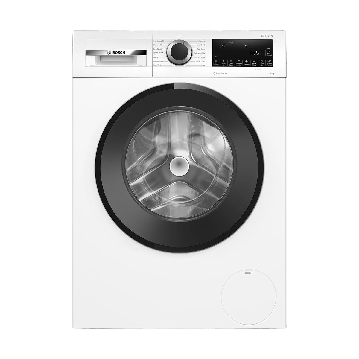 Bosch WGG24400GB Series 6 Freestanding Front-Loader Washing Machine, 9Kg, 1400 rpm, 59.8cm Wide - White