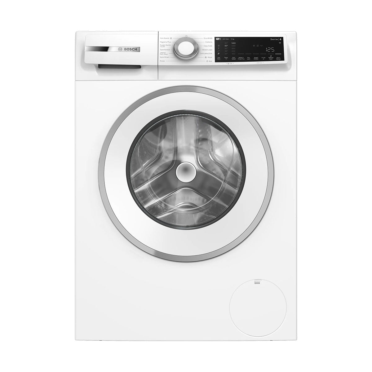 Bosch WGJ25400GB Series 6 Freestanding Washing Machine, Front Loader, 10Kg, 1400 rpm, 59.8cm Wide - White