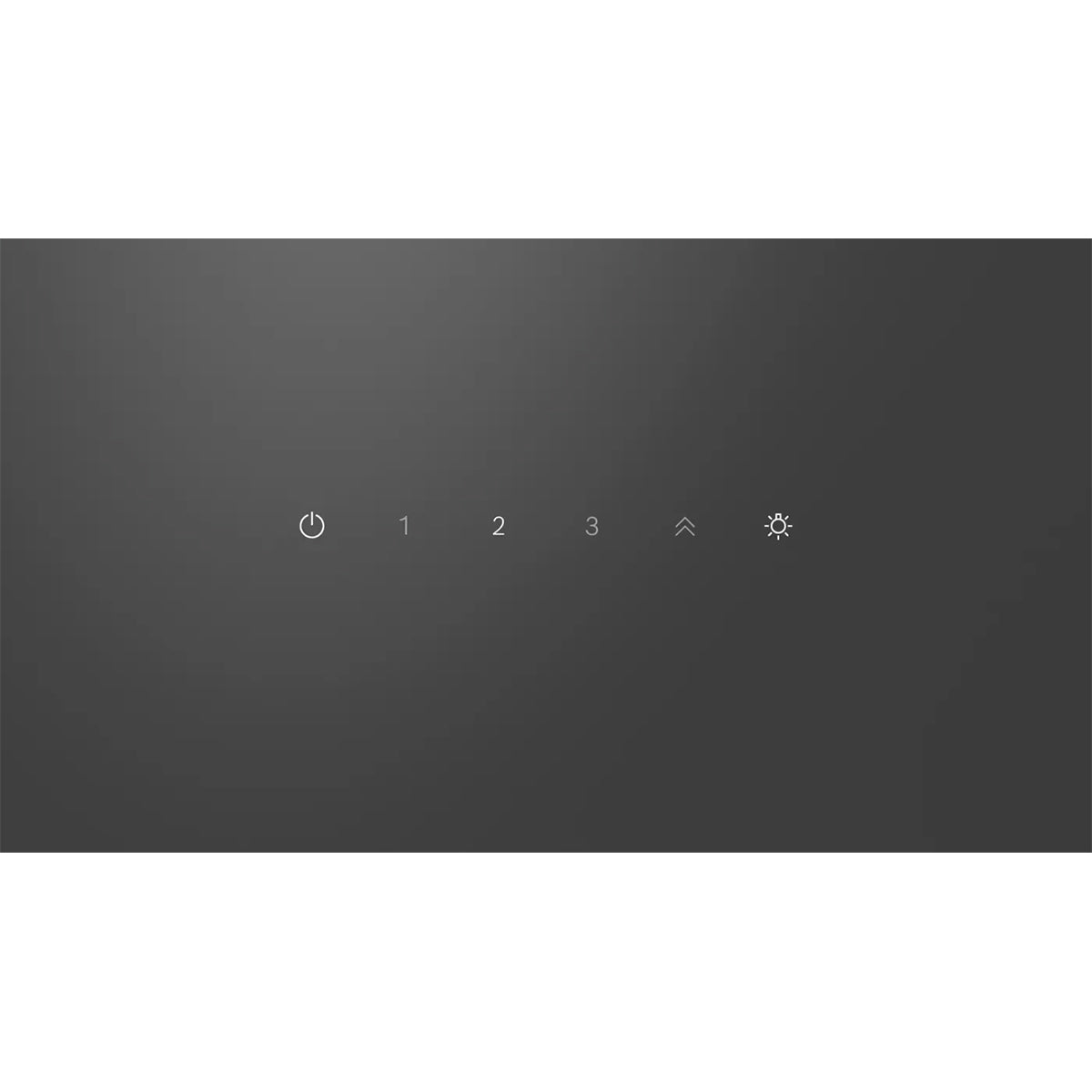 Bosch DWK65DK60B Series 2 Incline Wall-Mounted Cooker Hood, 59cm Wide - Black, Clear Glass Black Printed