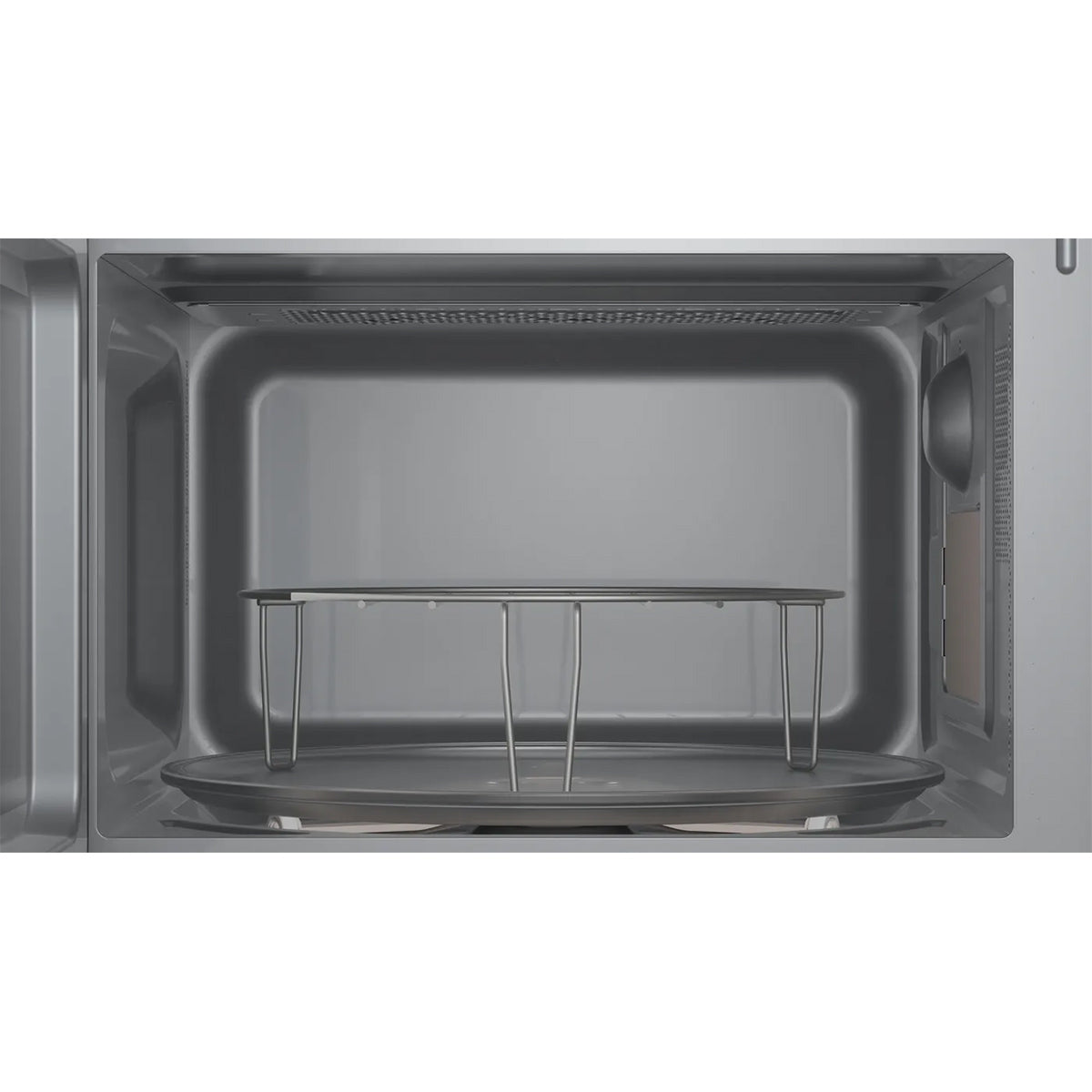 Bosch FEL023MS2B Series 2 20 Litre Freestanding Microwave With Grill, 44.2cm Wide - Stainless Steel