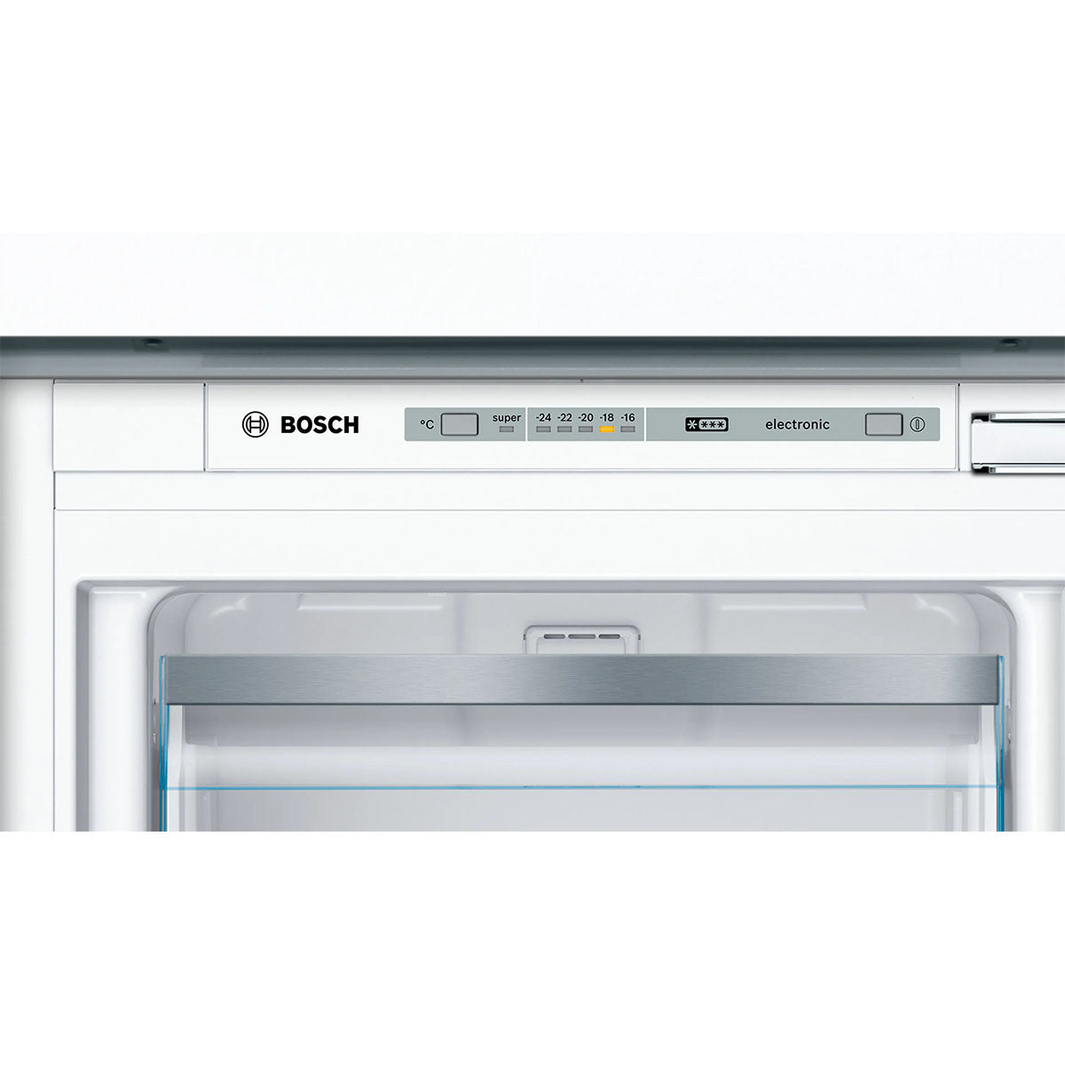 Bosch GIV21AFE0 Series 4 Integrated Freezer, 96 Litre, 55.8cm Wide - Flat Hinge