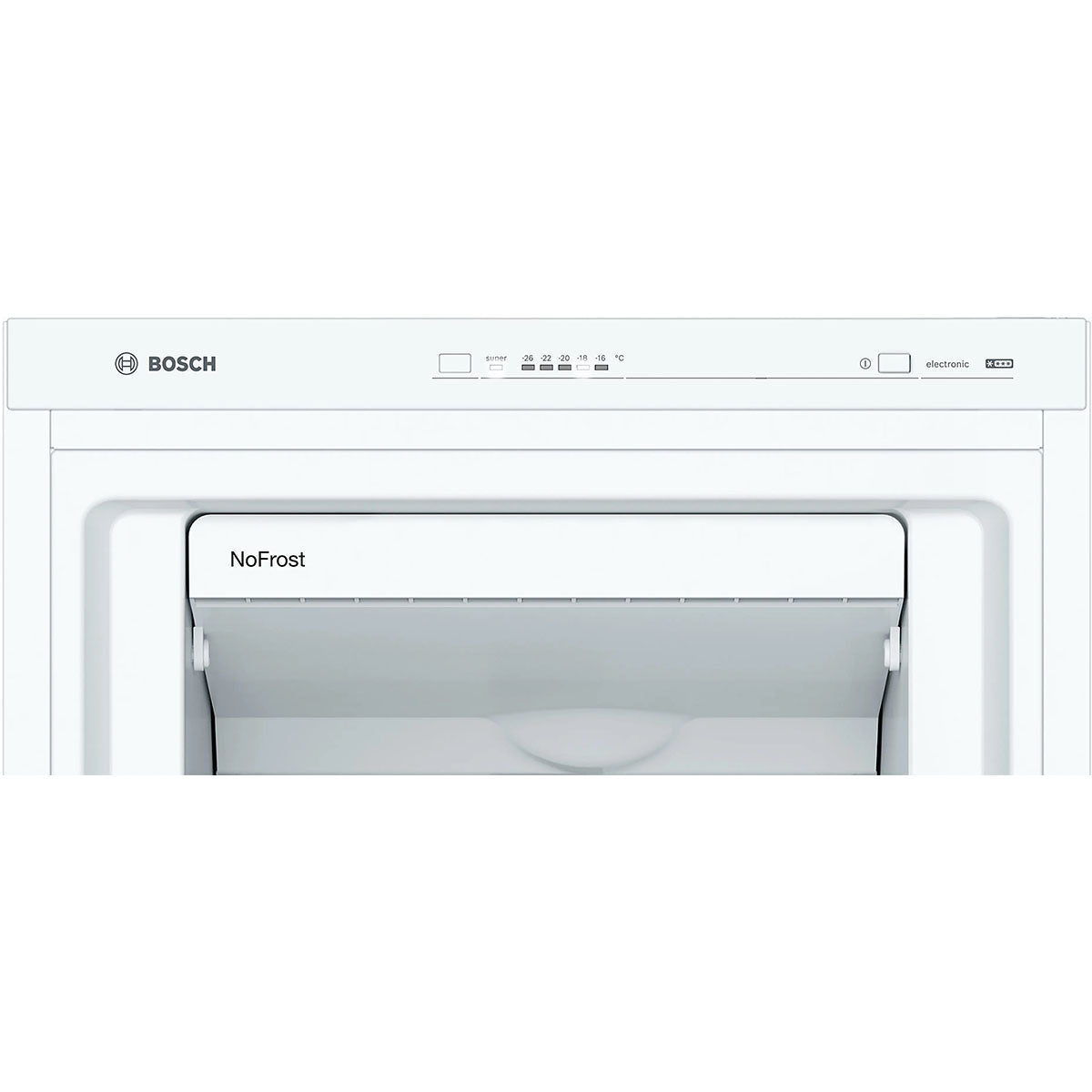 Bosch GSN36VWEPG Series 4 Freestanding Freezer, 242 Litre, No Frost, 60cm Wide - White