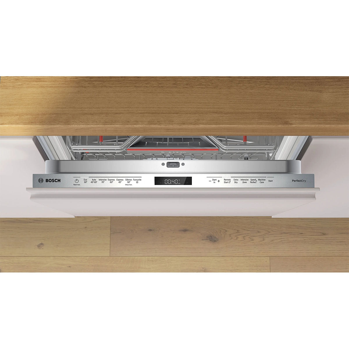 Bosch SMD6ZCX61G Series 6 Fully-Integrated Dishwasher, 13 Place Settings - 59.8cm Wide