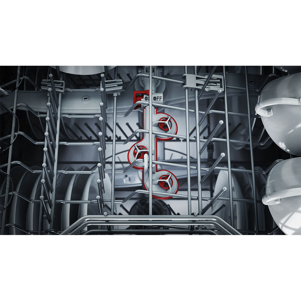 Bosch SMD6ZCX61G Series 6 Fully-Integrated Dishwasher, 13 Place Settings - 59.8cm Wide