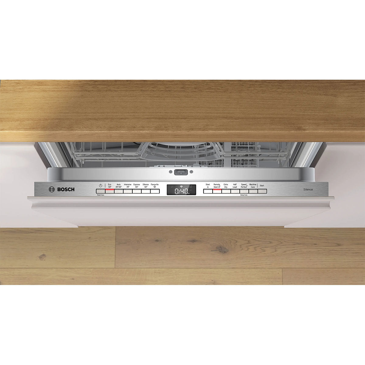 Bosch SMH4HTX11G Series 4 Fully-Integrated Dishwasher, 13 Place Settings - 59.8cm Wide